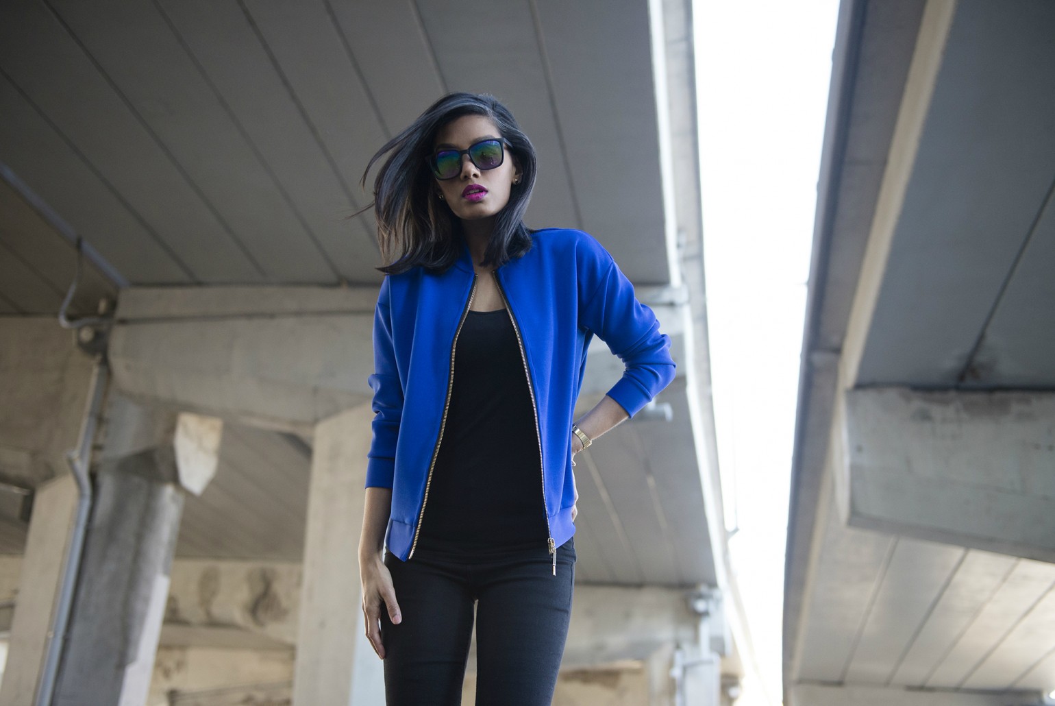 DIY Drop Shoulder Bomber Jacket Zip Up by Sweet Shard